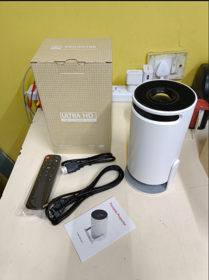 4K Super Vision LED Smart Projector | Android | 5G WiFi | Portable Mini Projector