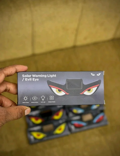 Evil Eye Solar Car Decorative LED Light