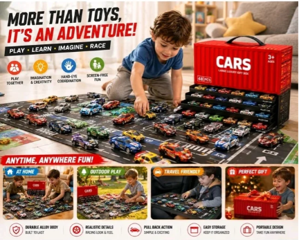 48 Pcs Diecast Alloy Model Toy Cars