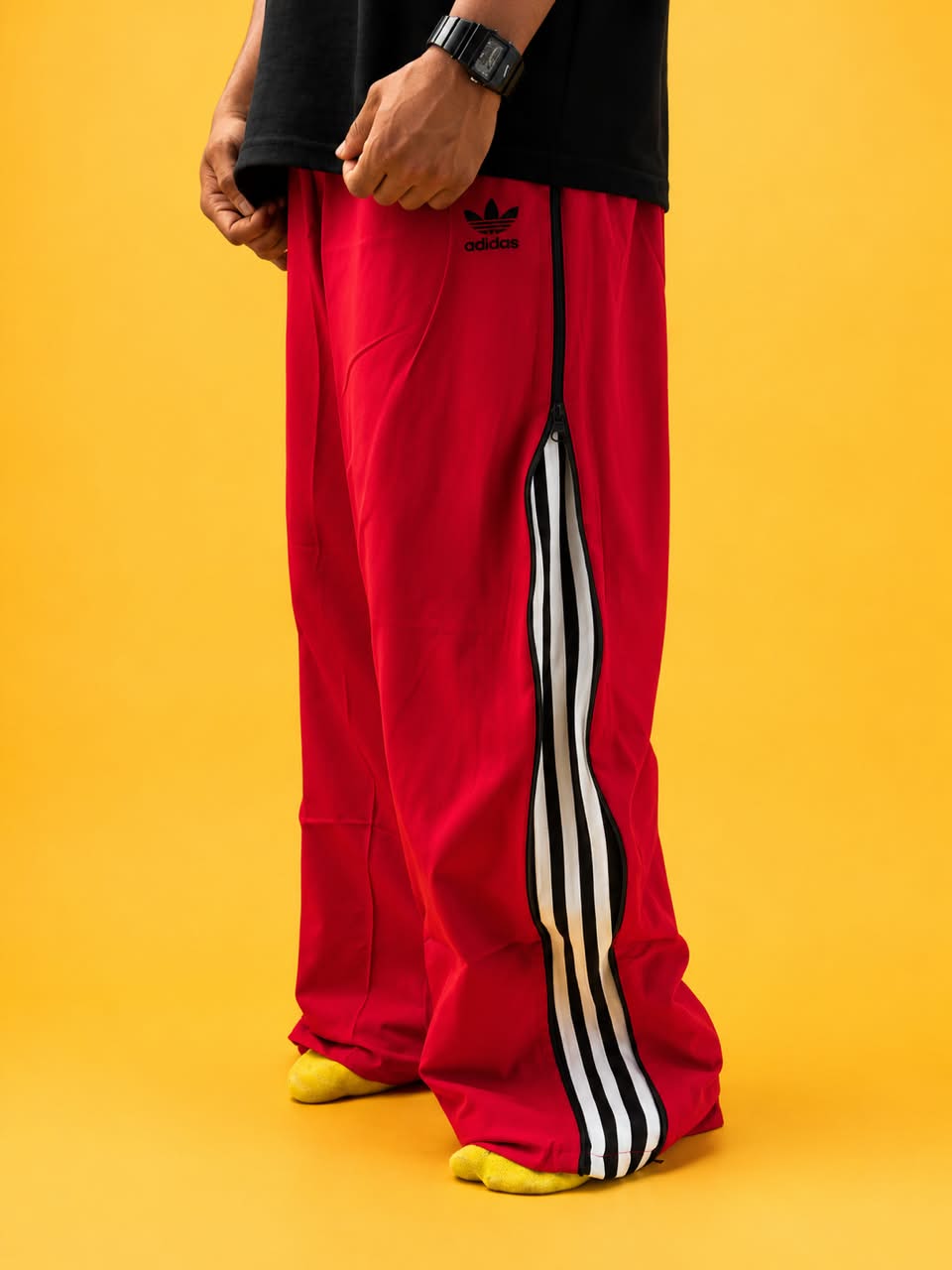 ADIDAS🟰 TRACK 3 LINE  ZIP